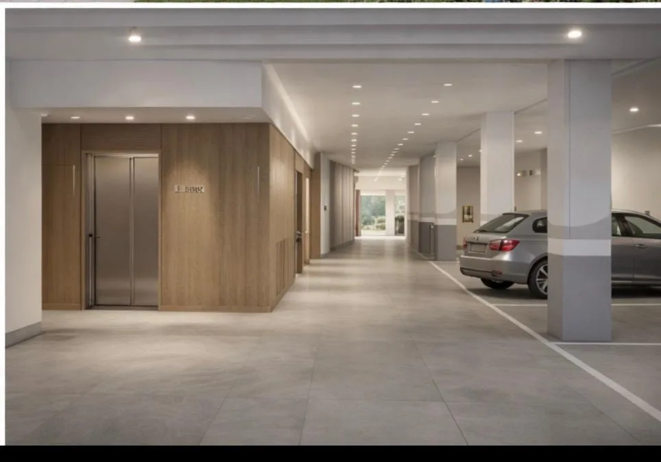 Portal y garaje Residencial Ponsar